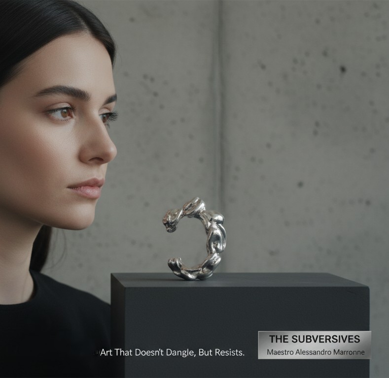 Orecchini Scultura "I SOVVERSIVI" - immagine 2