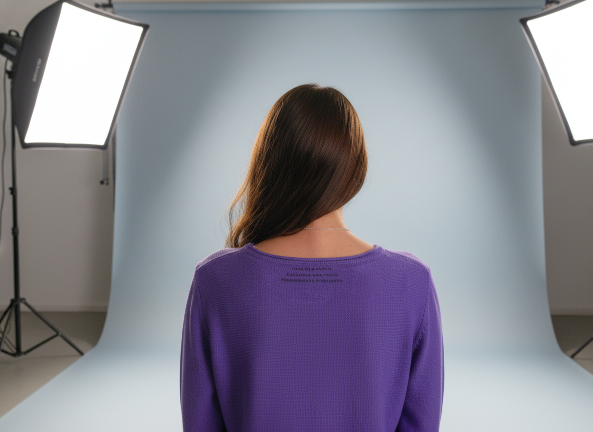 MAGLIA DONNA “FERITA DI LUCE” - immagine 4